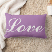Lumber kussen - Liefde (lavender) (Deken)
