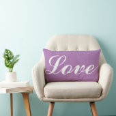 Lumber kussen - Liefde (lavender) (Stoel)