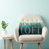 Lumber-kussen - New York Loft Blue/Green Kussen (Stoel)