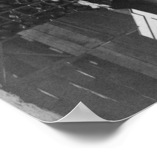 Lumber-pool buiten de foto De-Smet-Mill Poster (Hoek)