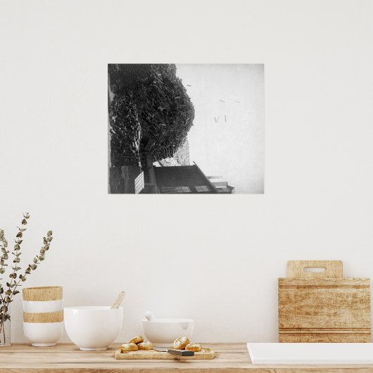 Lumber-pool buiten de foto De-Smet-Mill Poster (Keuken)