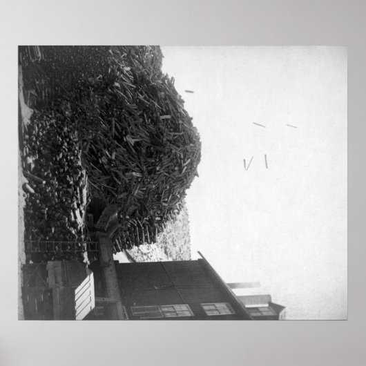 Lumber-pool buiten de foto De-Smet-Mill Poster (Voorkant)