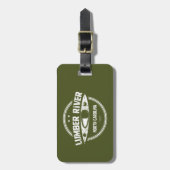 Lumber River, North Carolina Bagagelabel (Voorkant verticaal)