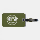 Lumber River, North Carolina Bagagelabel (Achterkant horizontaal)