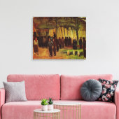 Lumber Sale van Vincent van Gogh Canvas Afdruk (Insitu (Woonkamer))
