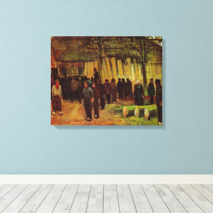 Lumber Sale van Vincent van Gogh Canvas Afdruk