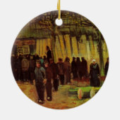 Lumber Sale van Vincent van Gogh Keramisch Ornament (Achterkant)