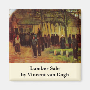 Lumber Sale van Vincent van Gogh Magneet
