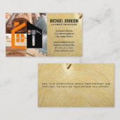 Lumber Saw | Builder Logo Visitekaartje (Voorkant / Achterkant)