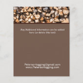 Lumber Timber Yard Firewood Business Flyer (Achterkant)