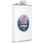 Lumber Wild and Schilderachtig River, North Caroli Heupfles (Rechts)