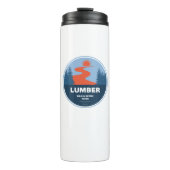 Lumber Wild and Schilderachtig River, North Caroli Thermosbeker (Voorkant)