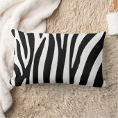 Lumberbehuizing - Zwart-witzebra afdrukken Kussen (Deken)