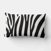 Lumberbehuizing - Zwart-witzebra afdrukken Kussen (Voorkant)
