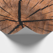 Lumberhout, dwarsdoorsnede cadeaupapier (Hoek)