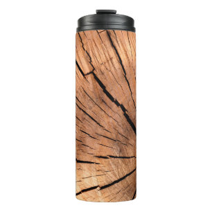 Lumberhout, dwarsdoorsnede thermosbeker