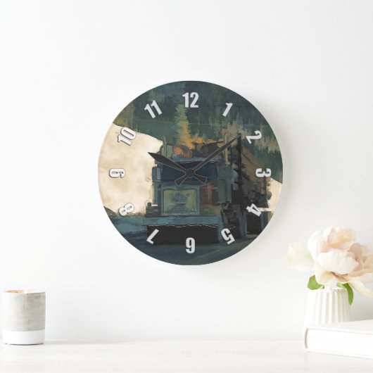 Lumbering Logging Truck Grote Klok (Huis)
