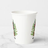 Lumberjack 1st Birthday Buffalo Play Papieren Bekers (Rechts)