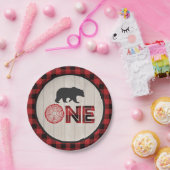 Lumberjack 1st Birthday Paper Bord - Beer ONE Red (Feest)