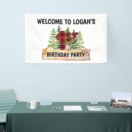 Lumberjack 1st Birthday Welcome Party Spandoek (Beurs)
