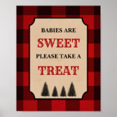 Lumberjack Babies zijn twittekenteken Poster (Voorkant)