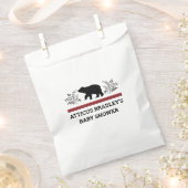 Lumberjack Beer Baby Boy Favor Tassen Bedankzakje (Geknipt)