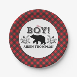 Lumberjack Beer Baby Boy Shower Bord