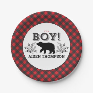 Lumberjack Beer Baby Boy Shower Bord