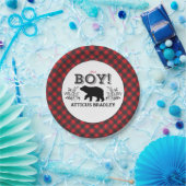 Lumberjack Beer Baby Boy Shower Bord (Feest)
