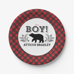 Lumberjack Beer Baby Boy Shower Bord