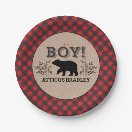 Lumberjack Beer Baby shower Bord