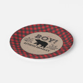 Lumberjack Beer Baby shower Bord (Gekanteld)