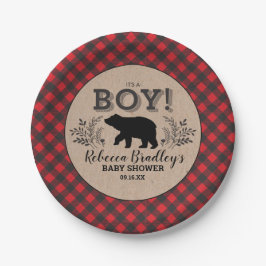 Lumberjack Beer Baby shower Bord
