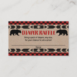 Lumberjack beer baby shower Dapelaar Informatiekaartje