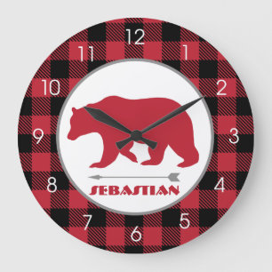 Lumberjack Beer Buffalo gegoten Hunter Thema Grote Klok