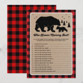 Lumberjack Beer die de beste gamekaart van mama ke Kaart (Voorkant / Achterkant)