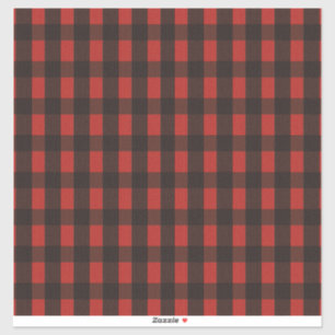 Lumberjack Beer Plaid Vinyl Sticker