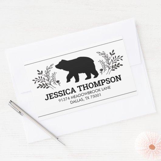 Lumberjack Beer retouradres Rechthoekige Sticker (Envelop)