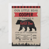 Lumberjack Beer Wild verjaardagsfeestje Kaart (Voorkant)