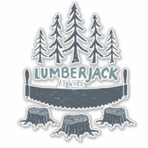 Lumberjack bij werkuitsprei