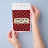 Lumberjack Birthday Party 1.55oz Snoep Bar Wrapper Flyer (Hand)