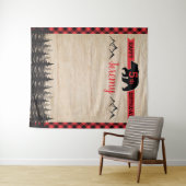 Lumberjack Birthday Party foto achtergrond Wandkleed (In Situ (horizontaal))