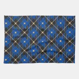 Lumberjack Black Blue Pset Patroon Theedoek