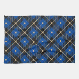 Lumberjack Black Blue Pset Patroon Theedoek