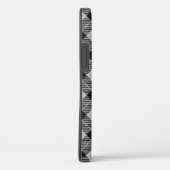 Lumberjack Black Grey Play Pattern Case-Mate iPhone Case (Achterkant / Rechts)