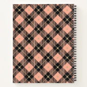 Lumberjack Black Pink Coral Pset Recipe Notitieboek (Achterkant)
