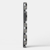 Lumberjack Black White Play Patroon Case-Mate iPhone Case (Achterkant / Rechts)