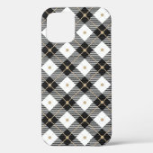 Lumberjack Black White Play Patroon Case-Mate iPhone Case (Achterkant)
