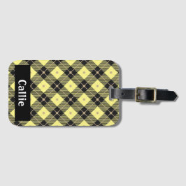 Lumberjack Black & Yellow Play Bagagelabel