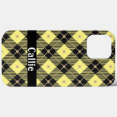 Lumberjack Black & Yellow Play Case-Mate iPhone Case (Achterkant (horizontaal))